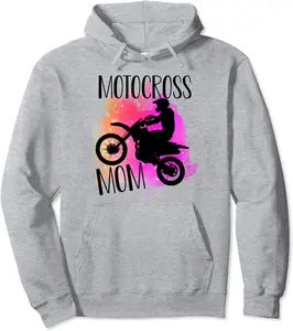 Moto motocross mom mother mama racing dirt bike son race Pullover Hoodie - Jessicajon Shop 51B08DSDSGZF