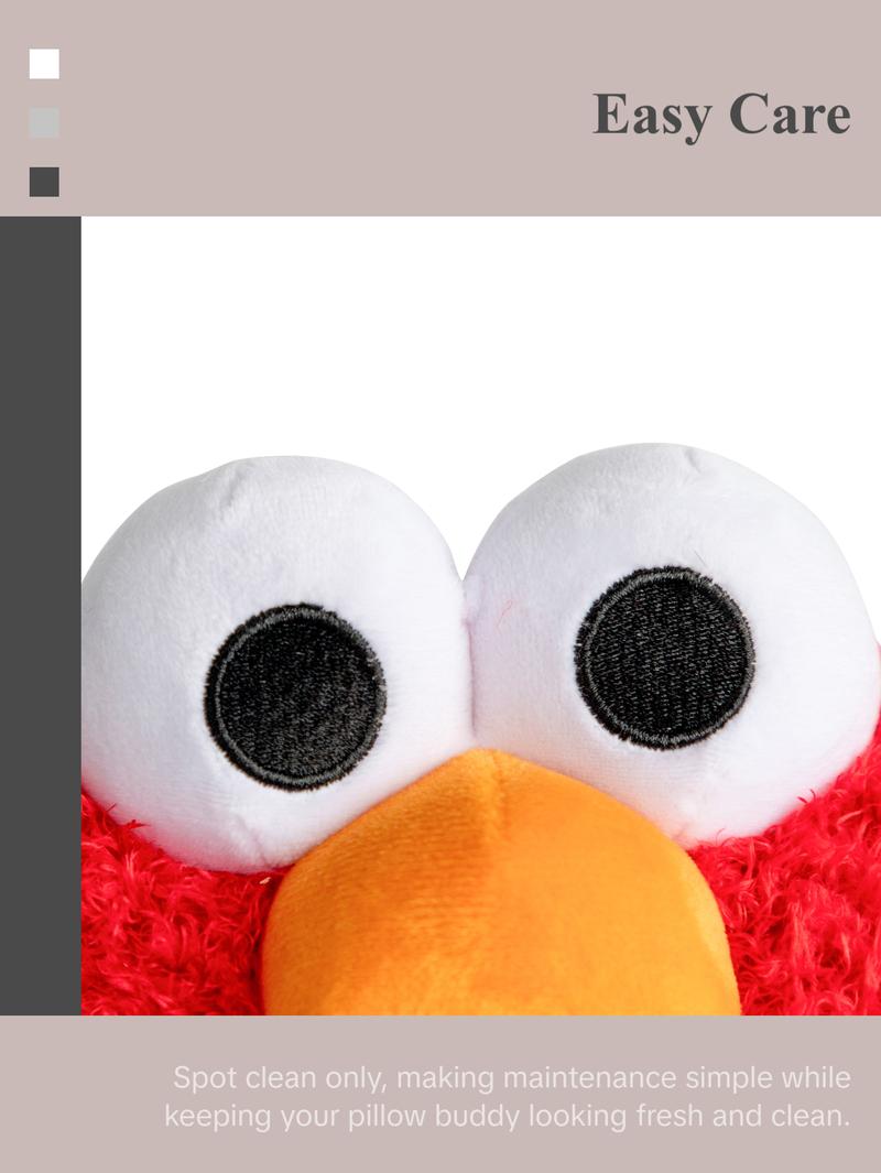 Jay Franco Sesame Street Elmo Fuzzy Pillow Buddy Jay Franco Sesame Street Elmo Fuzzy Pillow Buddy