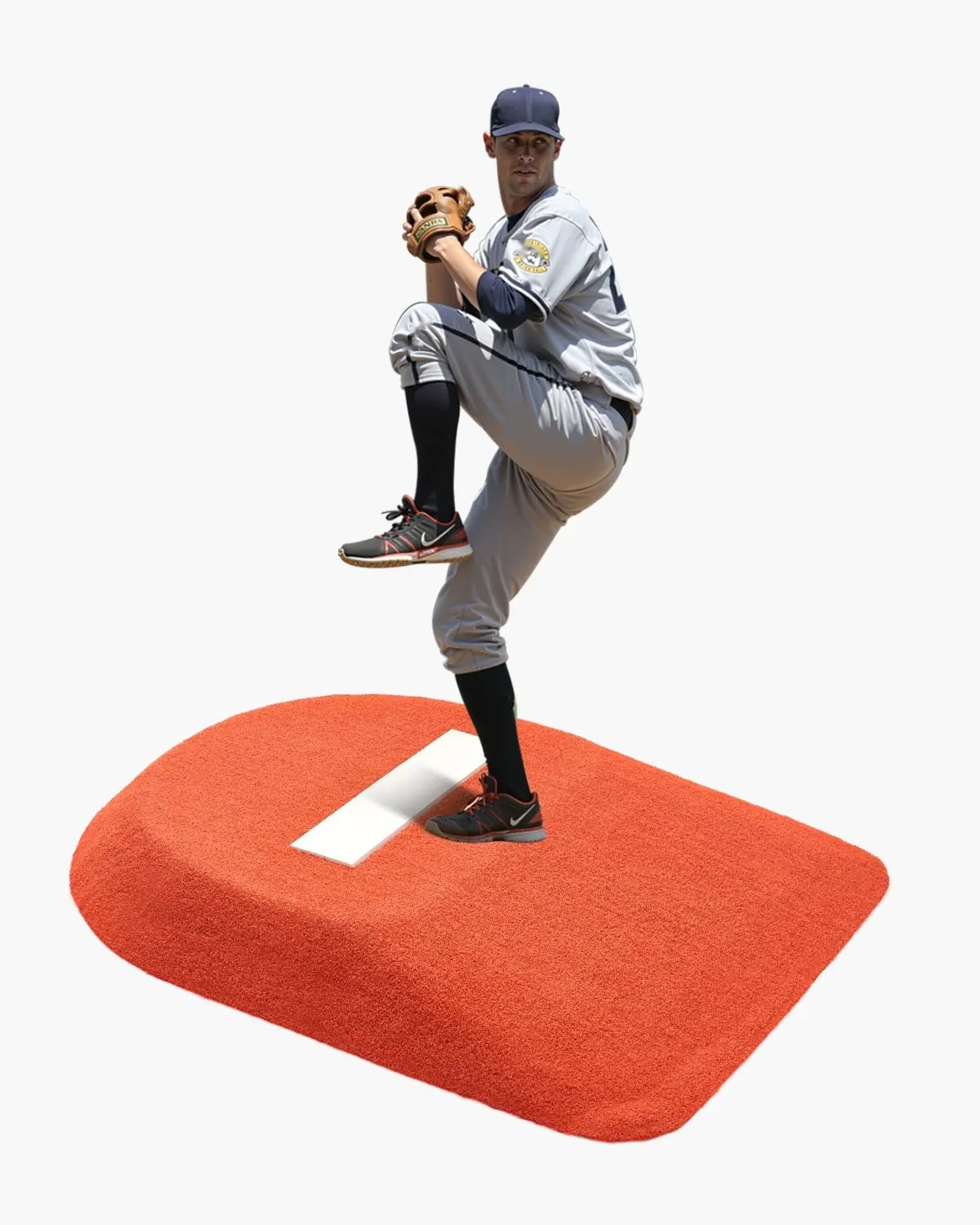 42-Inch Portable Pitching Mound For Baseball And Softball Training, Outdoor Practice Equipment For Pitching, Throwing, And Warm-Up Drills, Easy Assembly, Durable Weather-Resistant Surface, Ideal For Backyard And Park