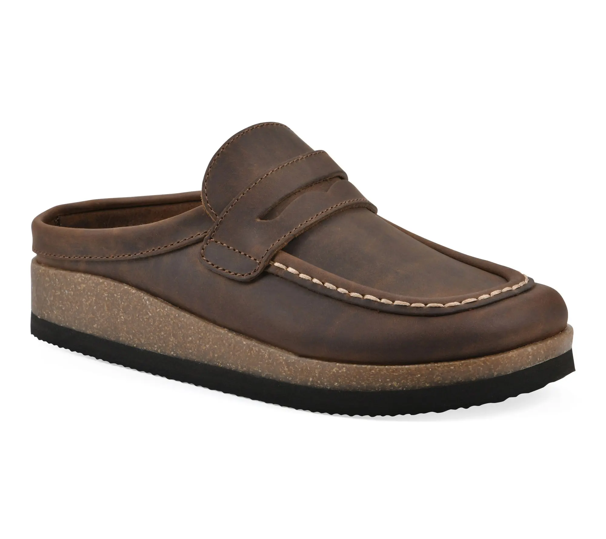 White Mountain Footbeds Leather Clog - Brinlee White Mountain Footbeds Leather Clog - Brinlee