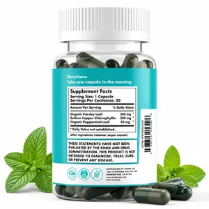 Internal Deodorant Supplement – Full Body Deodorizer for Gut Health, Skin Health, Detox & Digestion Support – Pure Chlorophyll Supplement Pills for Whole Body Freshness