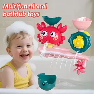 Water Spinner Waterfall Bath Toy for Toddlers, Fun Bathtub Shower Interactive Sensory Toy, Perfect Birthday & Day Gift for Kids