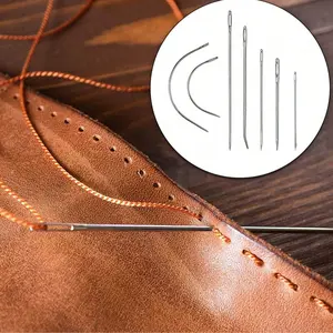 Household Sewing Needles Pack of 7, Leather Repair Needles for Furniture, Carpets, Canvas, Durable Sewing Tools