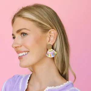 Spanish Sunset Tile Earrings