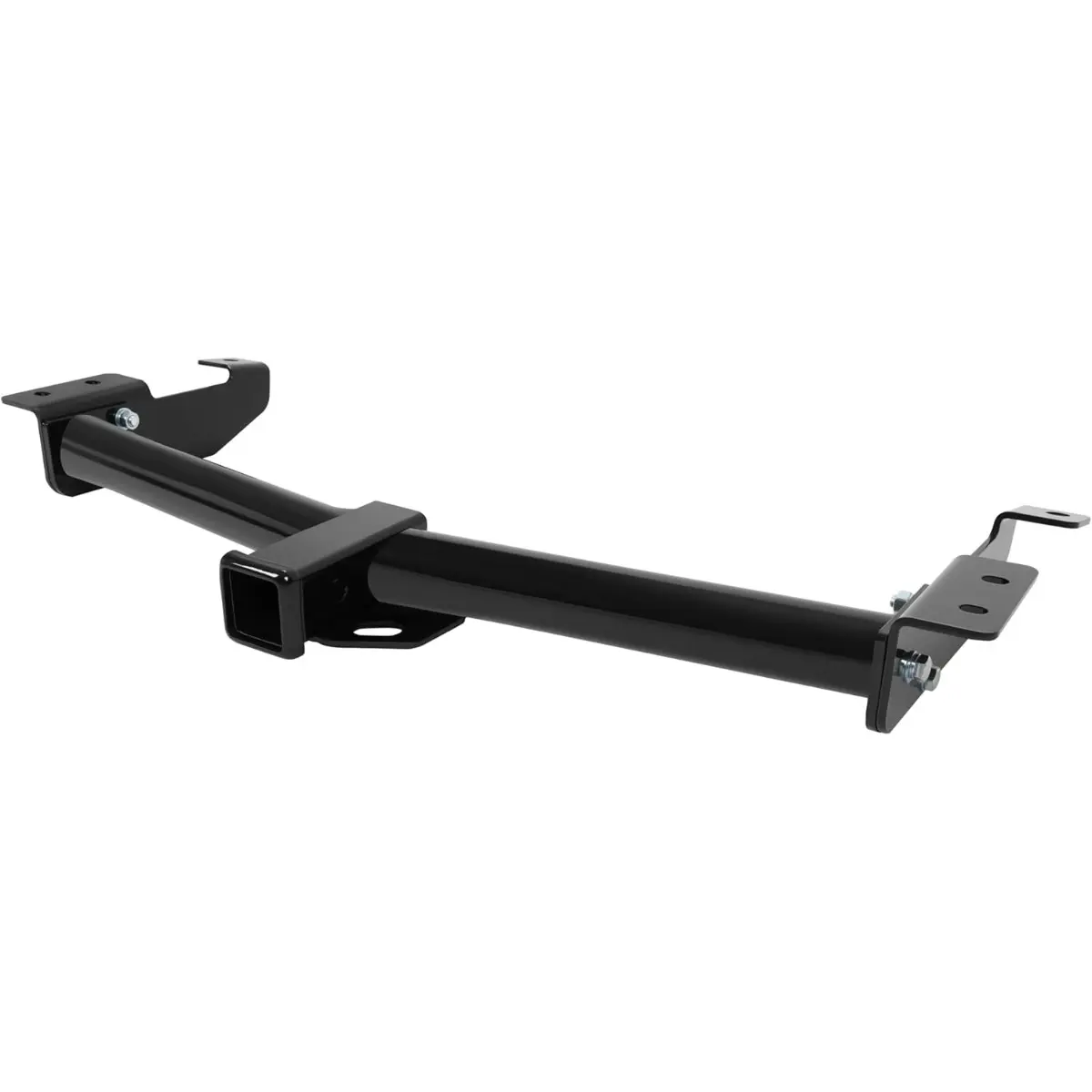 HECASA Class 3 Steel Heavy-Duty Trailer Hitch, 2-Inch Receiver with Tow Hooks, Ball Mounts, Racks Compatible with 2000-2014 Ford E-150, E-250 Econoline, E-350 Super Duty, Rustproof