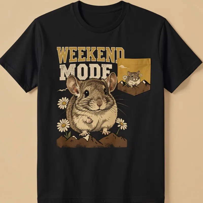 Women's Minimalist Graphic Tee - Pet Lover Gift Shirt with Soft Fabric, Safe for Universal Wear