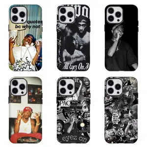 Legendary 2-Pac Phone Case Iconic Hip Hop Artist Aesthetic Design Compatible for iPhone 17 16 15 14 13 12 11 and for Samsung S21-S25 Ideal Gift for Rap Music Fans