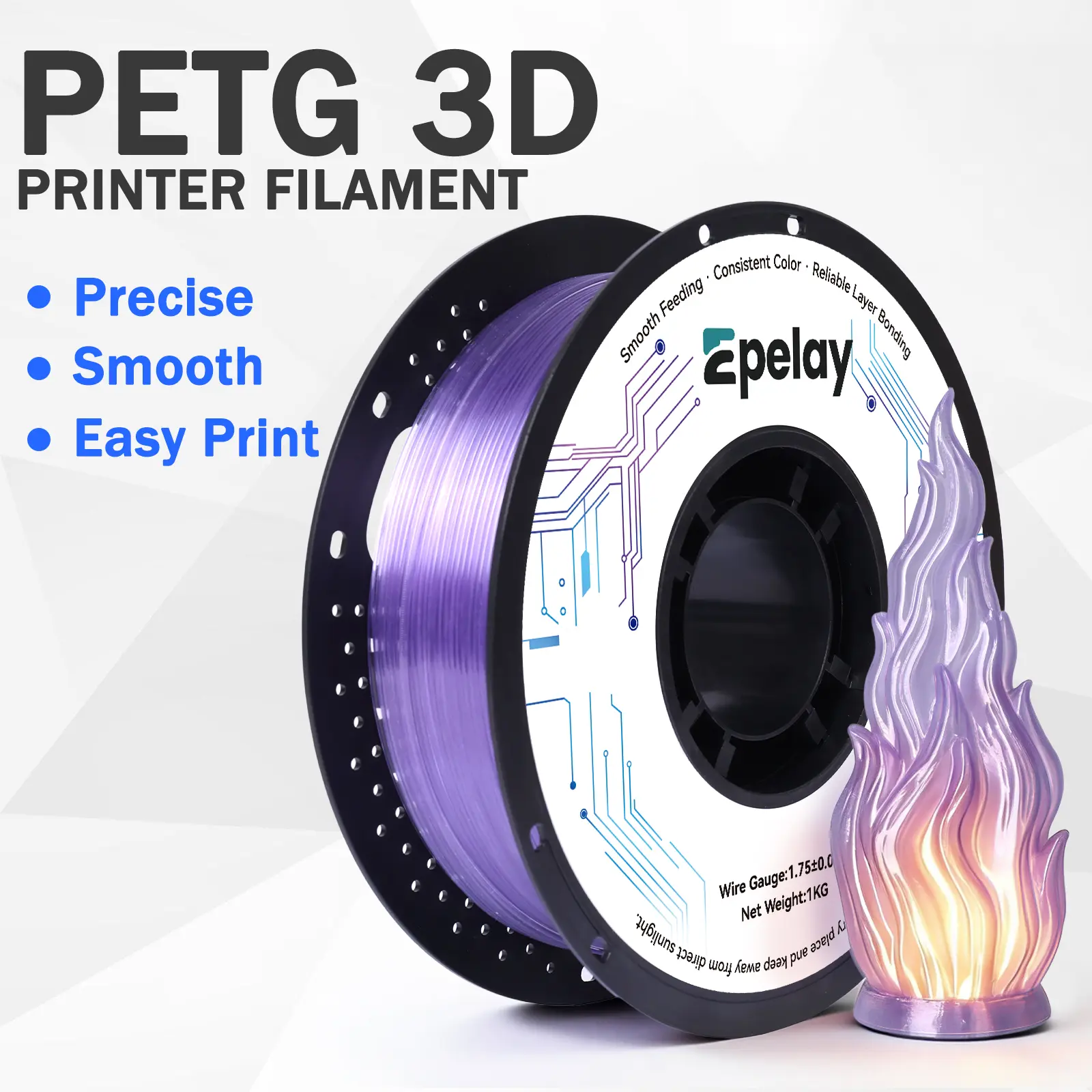 1 Kg Transparent Purple