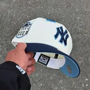 New Era New York Yankees 9FORTY A-Frame Snapback Hat – White Crown Red Brim – Adjustable MLB Baseball Cap – Streetwear Unisex Summer Edition