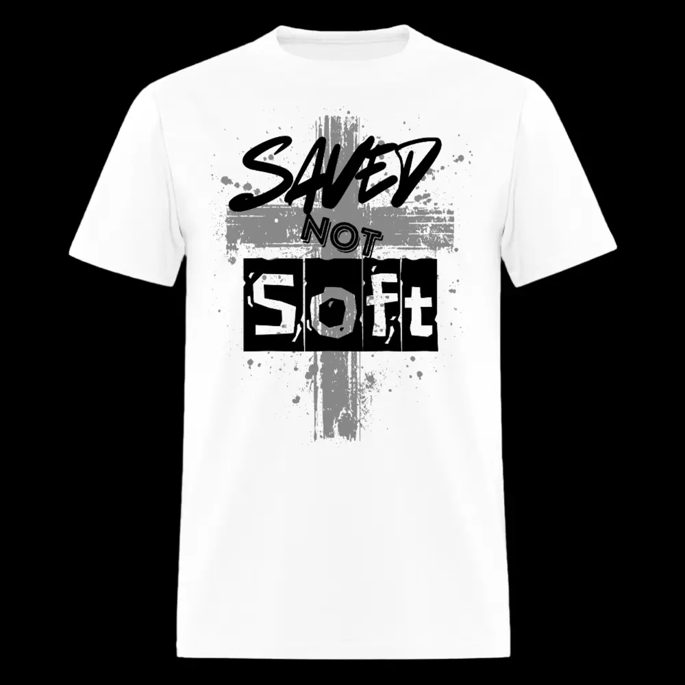 Saved not soft God - Men's T-Shirt