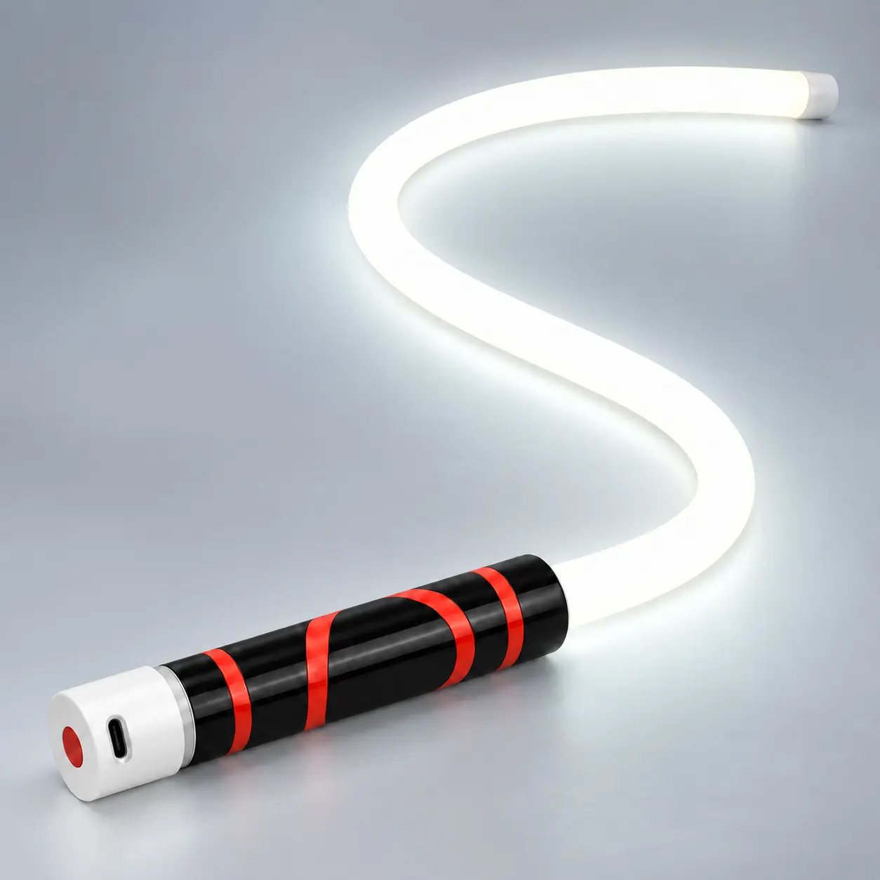 Bendable LED Flashlight Stick – Flexible Rechargeable LED Work Light,High Lumen Hands-Free Inspection Light for Car Repair,Under Hood,Garage,Mechanic,DIY,Camping & Emergency Roadside