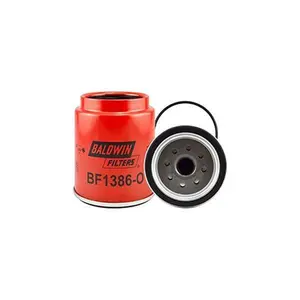 Baldwin BF1386-O Spin-on Fuel Filters with Open End for Bowl - Heavy Duty Engine Filter