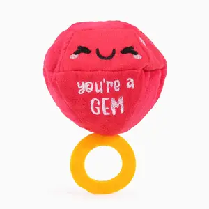 HugSmart You're a Gem Ring Dog Toy