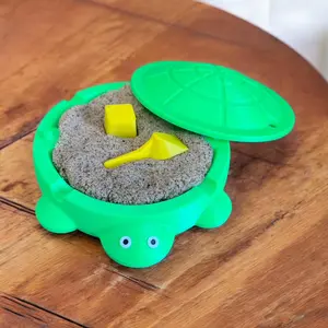 Desktop Nostalgia Turtle Sandbox Set with Tools Zen Garden Decor