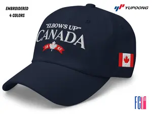 Embroidered Canada Hat for Men for Women, Elbows Up, Its not for Sale Dad Cap , Not your 51st State, Adjustable Strap, Unisex Baseball Hat
