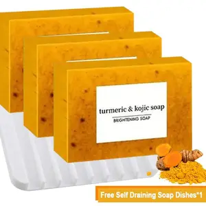 Turmeric Cleansing Wash Refreshing Hydrating Soap for for Soothing Skin, Moisturizing Soap for Body Wash & Face Wash