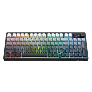 ONIKUMA MT902 Wireless Gaming Keyboard 24G Bluetooth Wired RGB LED PC Mac