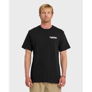 Quiksilver | Thick To Thin Graphic Short Sleeve T-Shirt | Men's 100% Cotton Graphic Print Breathable | Everyday Wear