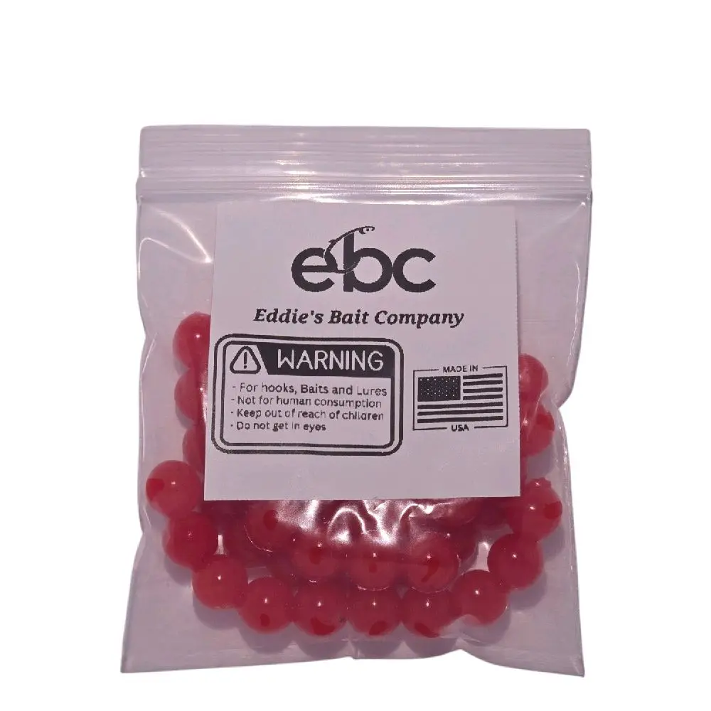 Red Power Eggs .375 inch Garlic & Salmon Egg Scented