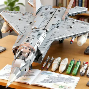 925pcs J35 Fighter Model Kit, High-Quality Building Blocks Toy, Ideal Gift for Aviation Enthusiasts & Collectors, Building Block Sets