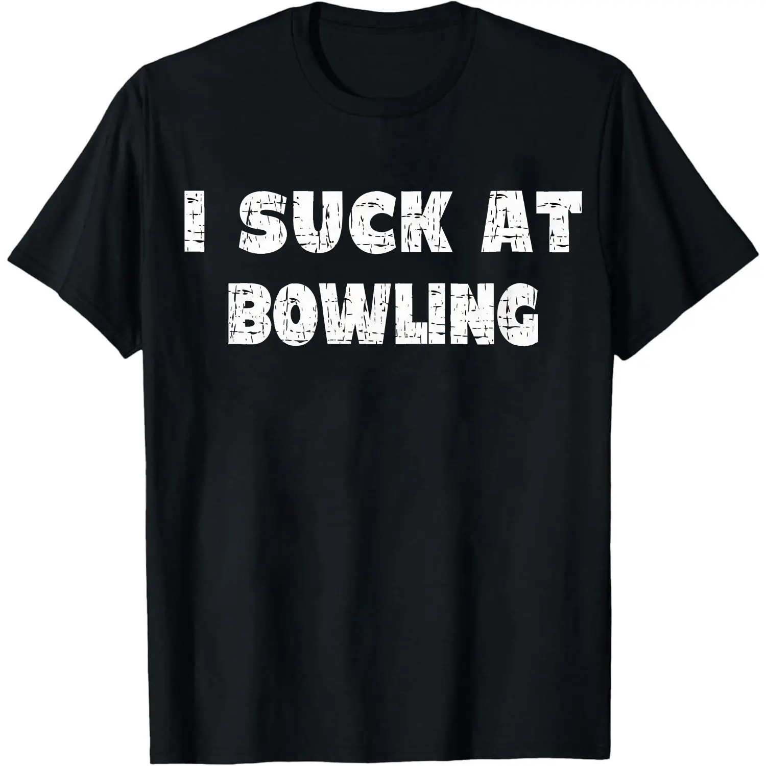 100% Cotton I Suck At Bowling T-Shirt Women Men Unisex Clothing Streetwear