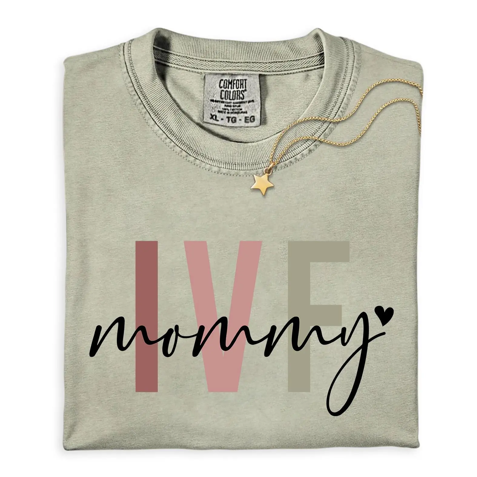 Comfort Colors IVF Mommy Shirt, IVF Mom Shirt, Fertility Journey Graphic Tee
