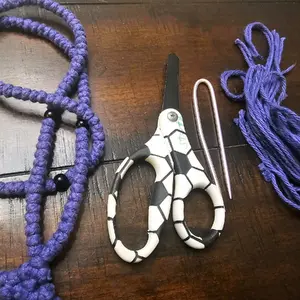 150 Knot Orthodox Byzantine Prayer Rope with 30 Knots and Jerusalem's Cross Design - Made of Wool and Stone Beads