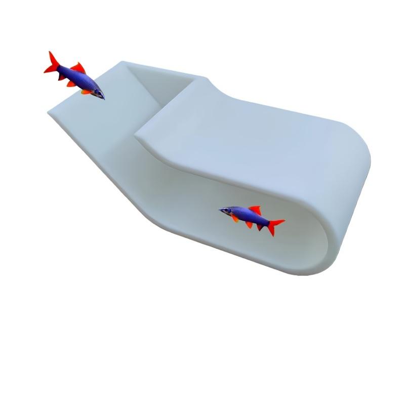 Fish Tank Corner Cave Hideaway & Observation Window, Aquarium Decorative Hiding Spot, Fish Shrimp Habitat Enhancement