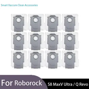 Roborock S8 MaxV Ultra / Q Revo / Q Revo MaxV / Q Revo S / Q Revo Pro / Qrevo Curv / Saros 10 Robot Vacuum Dust Bags Accessories
