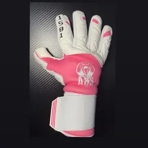 A&S Goalkeeper Gloves, Pink , Designed for Goalkeeper Use, Features Logo & Branding