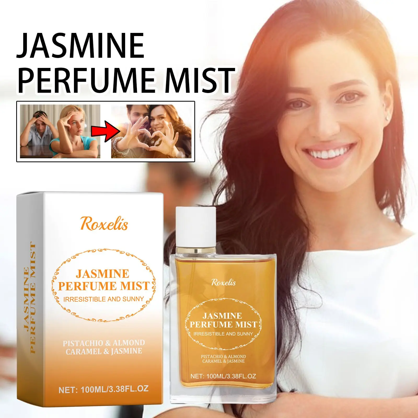 Light Perfume Brazilian Perfume Women's Fresh Natural Long Lasting Fragrance Jasmine Flower Wooden Floral Fragrance Fragrance Fragrance Perfume