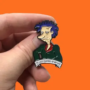 “I’ve Lost Control Of My Life” Nostalgic Enamel Pin