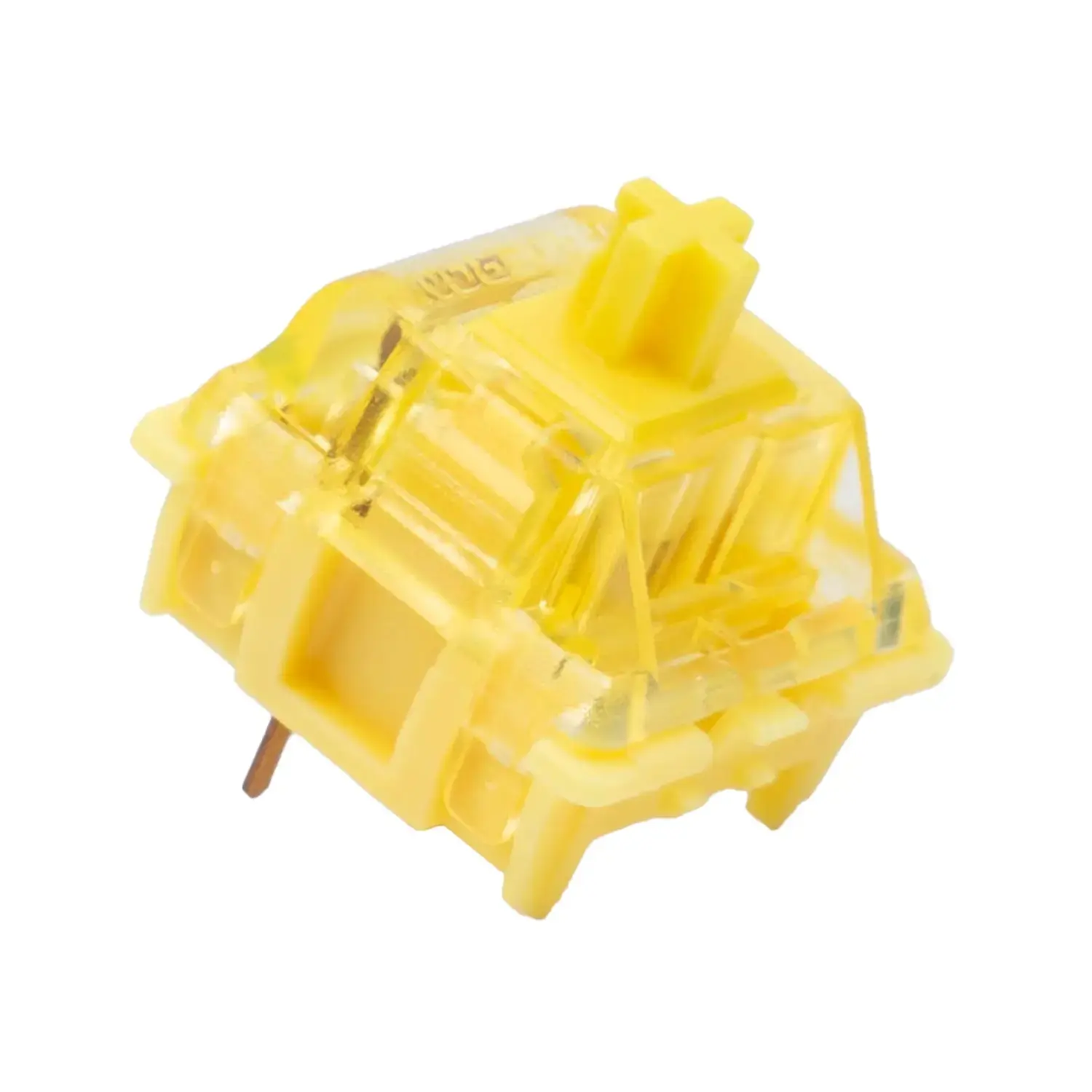 GATERON Phantom Series Keyboard Switches (110PCS) — Red/Yellow/Brown/Blue, 45-60gf Linear/Tactile/Clicky, Pre-lubed (Except Blue), 3-Pin RGB LED, for MX Mechanical Keyboard