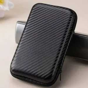 1pcs Portable Eva Storage Bag Zipper Pouch Mobile Phone Charger Protection Bag Mobile Hard Disk Bag U Disk Data Cable Storage For Holiday Travel, Outdoor Activities Cable Organizer Charger Accessories Travel Essentials