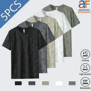 Trendy and fashionable sports exercise short sleeves