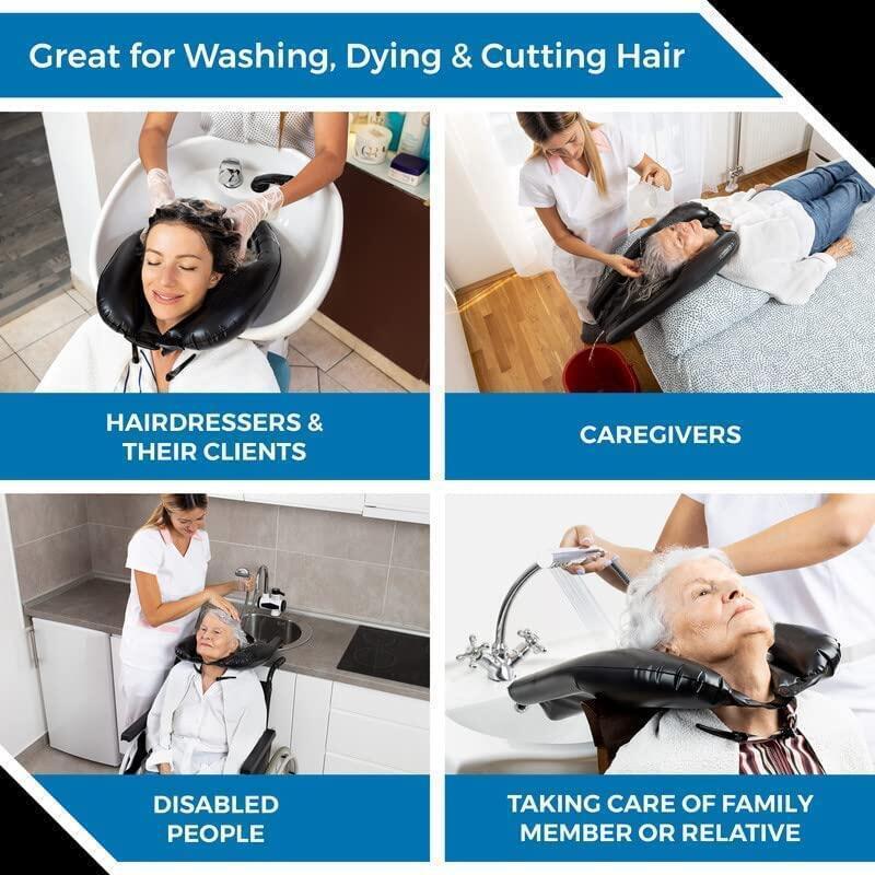 Inflatable Shampoo Basin, Portable Hair Washing Tray for Bedridden, Elderly, and Disabled – Lightweight and Convenient for Home Use