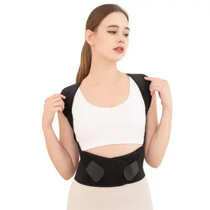 Back & Shoulder Posture Corrector for Better Alignment, Adjustable & Breathable Support Brace for Men & Women, Comfortable for Daily Sitting or Work