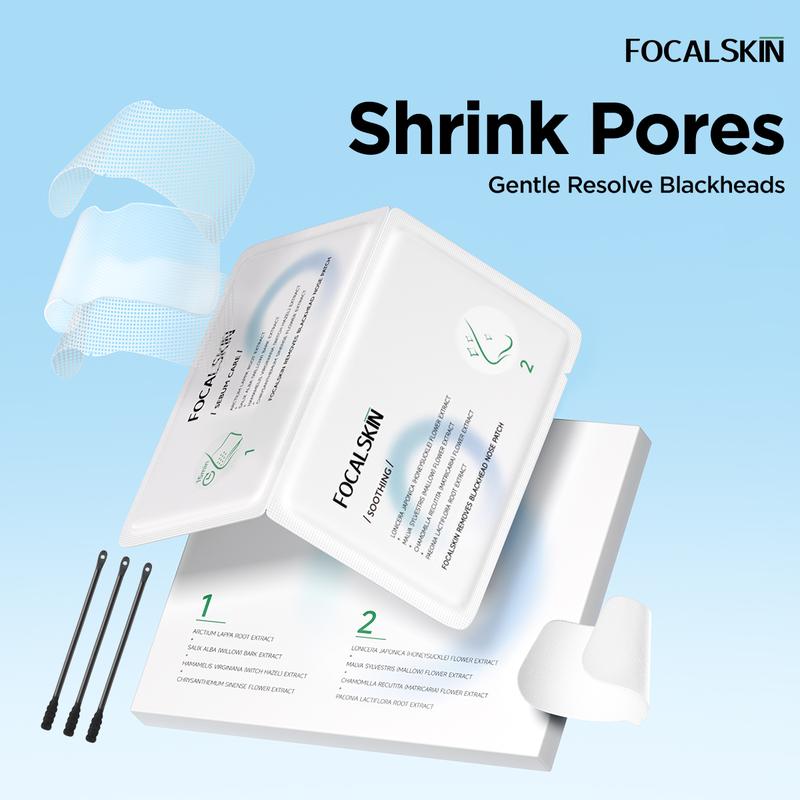 Focalskin Deep Cleansing Nose Patch – Blackhead Removal Strips for Smooth and Clear Skin, Pack of 5 Pcs