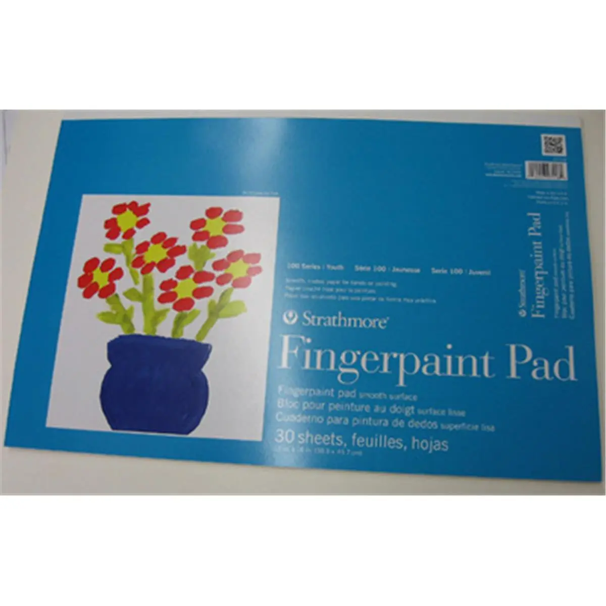 212 MAIN Youth Series Smooth Fingerpaint Pad, 12x18 in Strathmore 27-118 Office & School Educational Stationery Supply, Smooth Pad