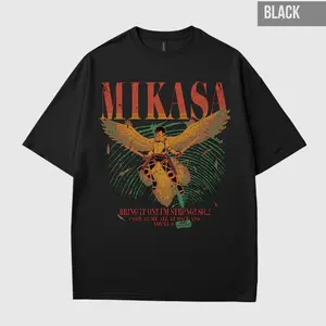 Vintage Mikasa Attack on Titan Anime Tshirt | Anime Gifts | Manga Merch