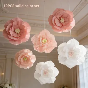 10pcs Large High-End Holiday Artificial Decorative Flowers, Ornaments, Suitable For Various DIY Scenarios, Indoor/Outdoor Decorations, Wedding Decorations, Proposals, Birthdays, Valentine'S Day Gifts