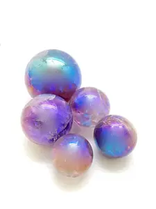 Angel Aura Amethyst Sphere - Polished Crystal