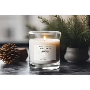 Lone Star Cowboy Candle