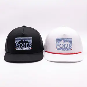 Pour Decisions Trucker Hat | Adjustable Mesh Snapback Baseball Cap for Men & Women