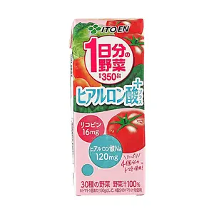 ITO EN TATAWA 1-Day Vegetable Juice 200ml - All-Natural Japanese Blend, Gentle & Smooth Taste, Rich in Nutrients