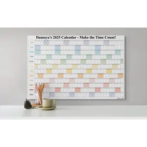 Personalized Giant 2025 Wall Calendar & Planner