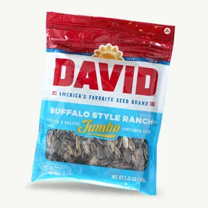 David Jumbo Buffalo Style Ranch Sunflower Seeds 5.25oz