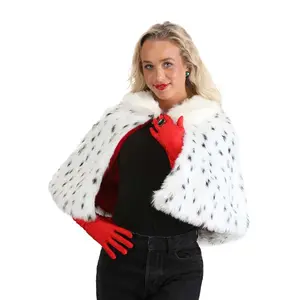 Disney 101 Dalmatians Cruella Capelet & Gloves Costume Kit