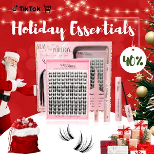PRETTY PLEASE NATURAL - DIY Lash Cluster KIT - SLAYNPORTRAY Eyelashes Lightweight