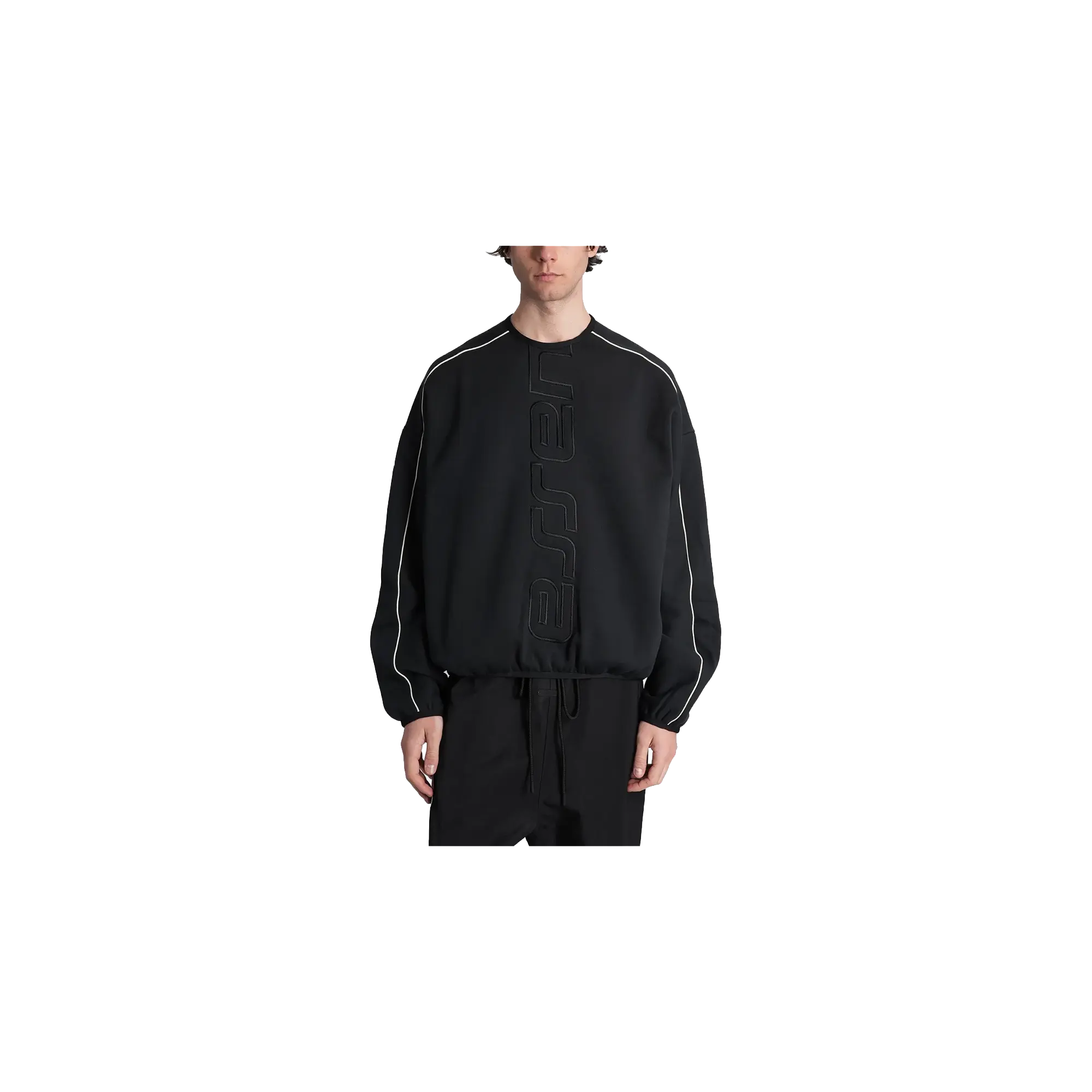 Active Trace Modern Crewneck Sweatshirt "Vintage Black" 192SP264071F